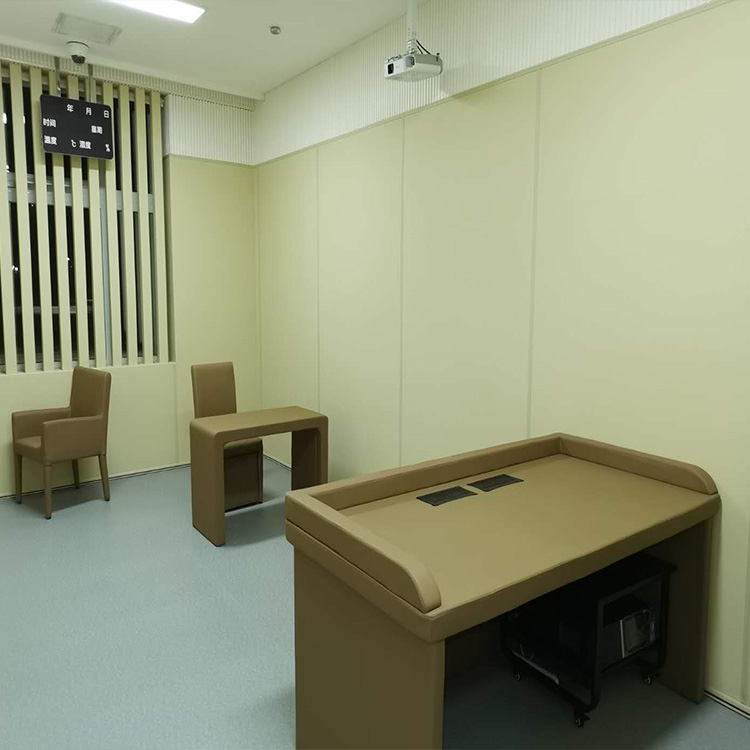 留置專區防撞軟包 監(jiān)委談話套間墻面納米棉墻板